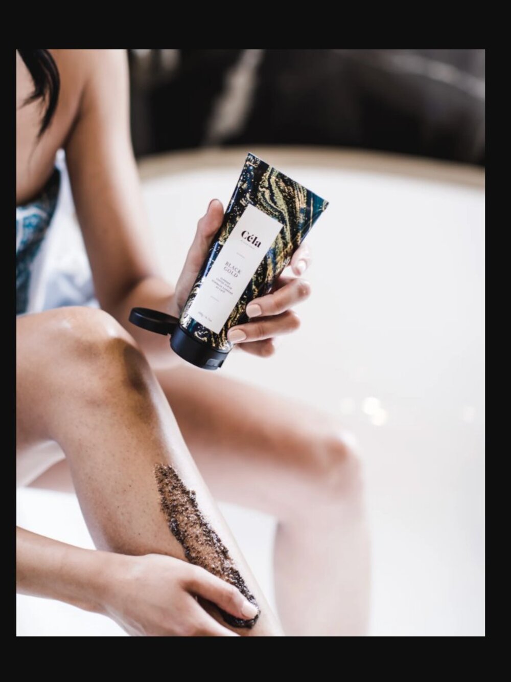 ❣️2/$36 NEW Cela by Celine Tadrissi Black Gold Supreme Coffee Scrub Body $37.00
